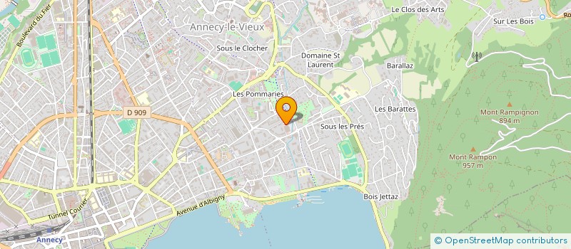 localisation de l'entreprise SCI TROTTEVIEILLE à ANNECY