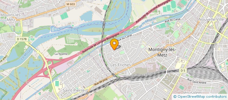 localisation de l'entreprise SCI TROTTI'IMMO à MONTIGNY-LES-METZ