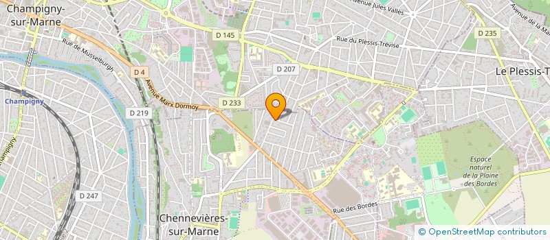 localisation de l'entreprise SCI TROU DE VILLENEUVE  TOUQUIN