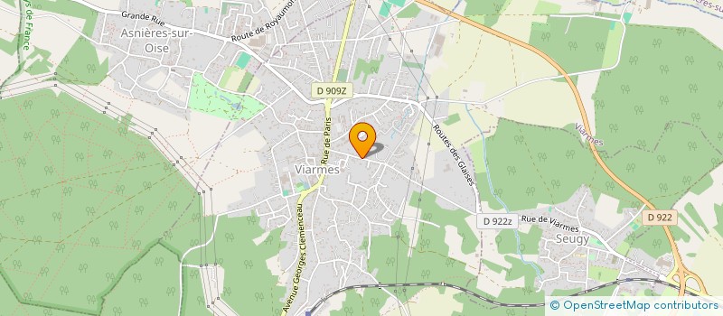 localisation de l'entreprise SCI TROUBLION  VIARMES