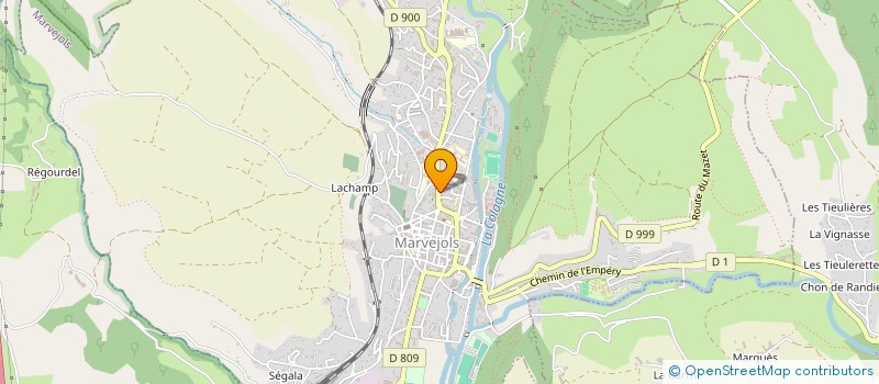 localisation de l'entreprise SCI TROUCELIER CASSIS  MARVEJOLS