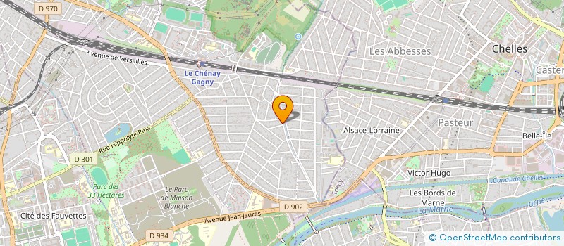 localisation de l'entreprise SCI TROUFFLARD à GAGNY