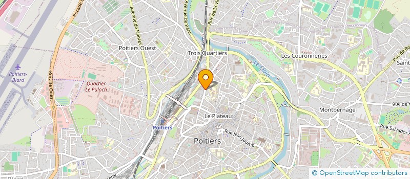 localisation de l'entreprise SCI TROUILLE  POITIERS