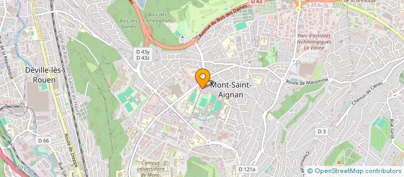 localisation de l'entreprise SCI TROUSSE  MONT-SAINT-AIGNAN