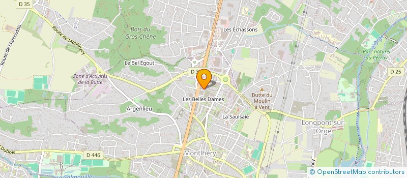 localisation de l'entreprise SCI TROUSSE  MONTLHERY