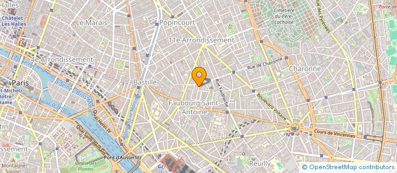 localisation de l'entreprise SCI TROUSSEAU  PARIS