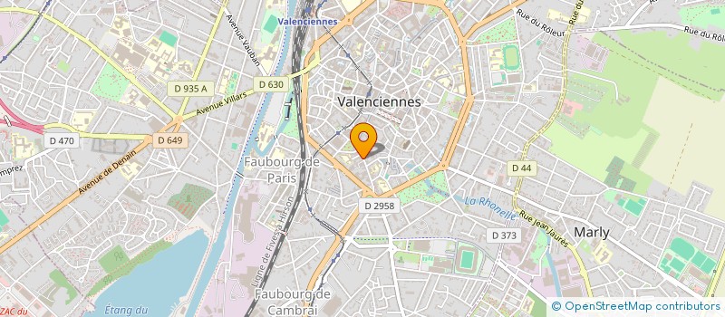 localisation de l'entreprise SCI TROUSSEAU à VALENCIENNES