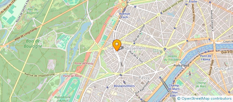 localisation de l'entreprise SCI TROUSSEAU RENAUD  PARIS