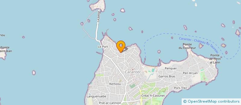 localisation de l'entreprise SCI TROUSSEL CATHERINE  CARANTEC