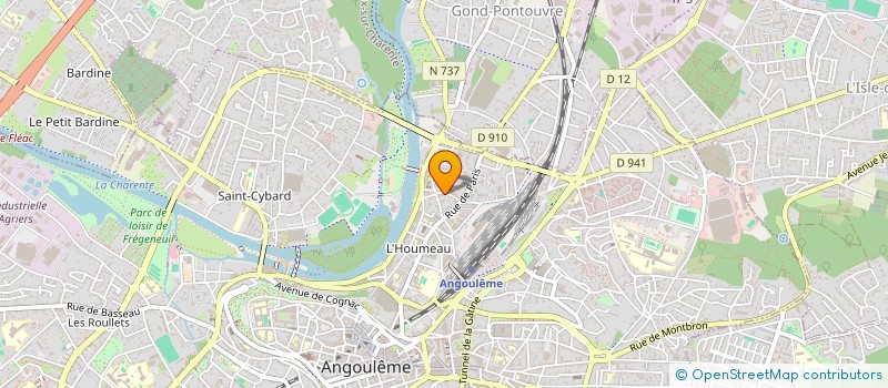 localisation de l'entreprise SCI TROUSSET à ANGOULEME