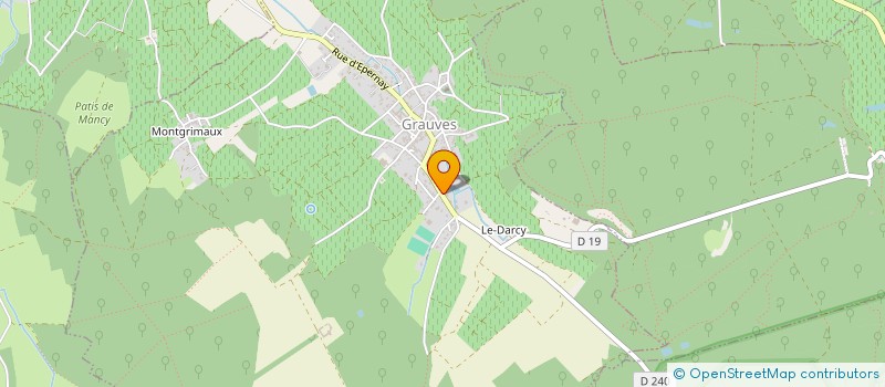 localisation de l'entreprise SCI TROUVAIN  GRAUVES