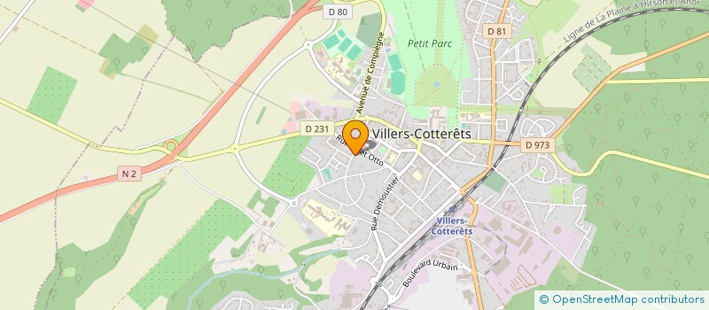 localisation de l'entreprise SCI TROUVE - DELORIEUX à VILLERS COTTERETS