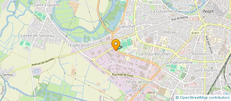 localisation de l'entreprise SCI TROUVE ET FILS à NIORT