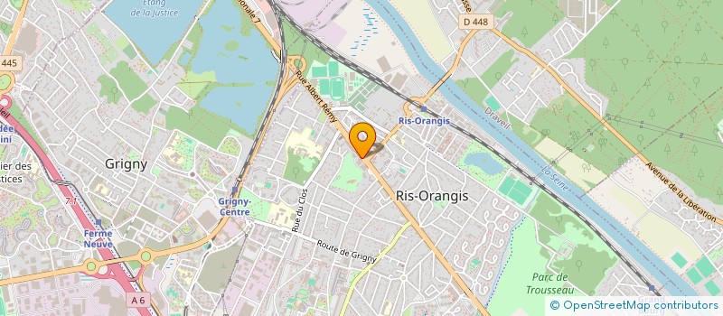 localisation de l'entreprise SCI TROUVERE à RIS-ORANGIS