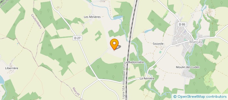 localisation de l'entreprise SCI TROUVET  VIVONNE