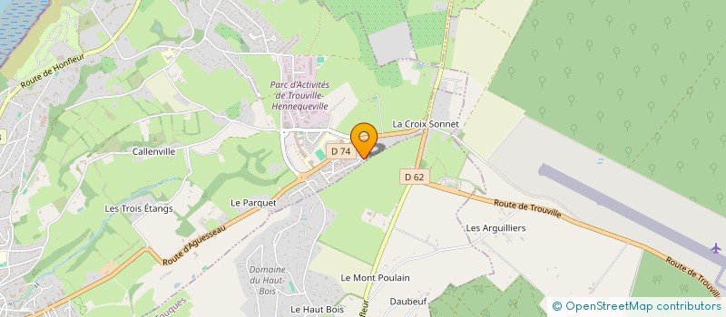 localisation de l'entreprise SCI TROUVILLE  TROUVILLE-SUR-MER