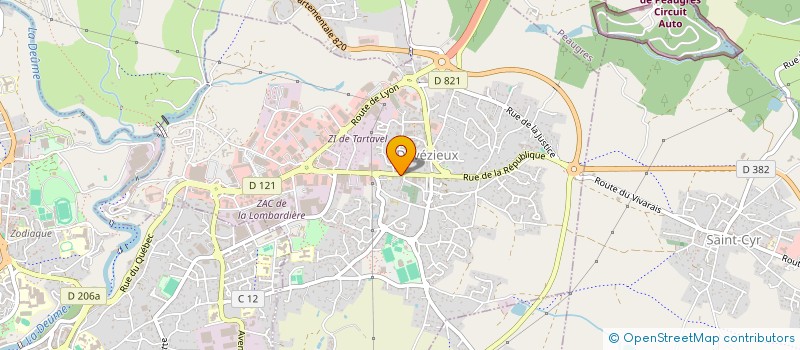 localisation de l'entreprise SCI TROVALET-GRELLIER  DAVEZIEUX