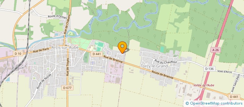 localisation de l'entreprise SCI TROYES P IMMO  ARCIS-SUR-AUBE
