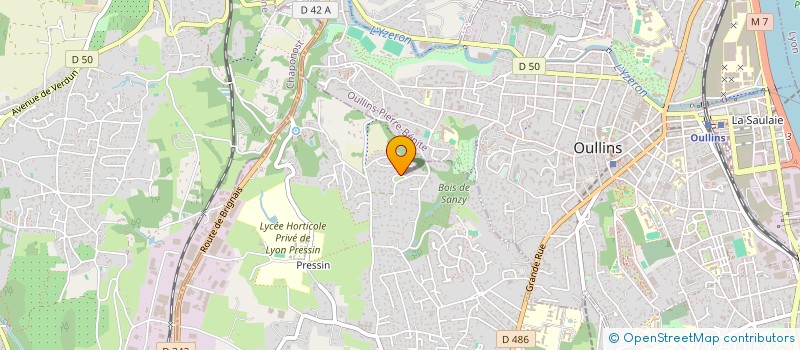 localisation de l'entreprise SCI TRUC  SAINT-GENIS-LAVAL