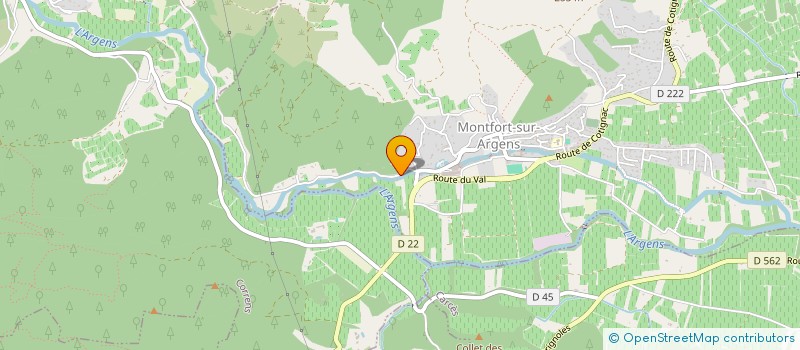 localisation de l'entreprise SCI TRUC-BOLLONE  MONTFORT-SUR-ARGENS