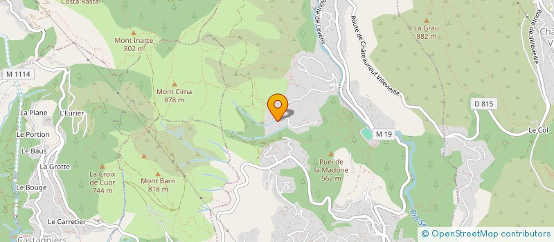 localisation de l'entreprise SCI TRUC INVEST  TOURRETTE-LEVENS