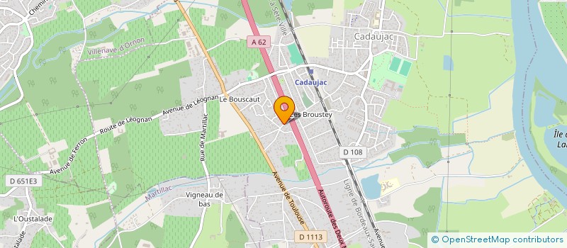 localisation de l'entreprise SCI TRUCHON  CADAUJAC