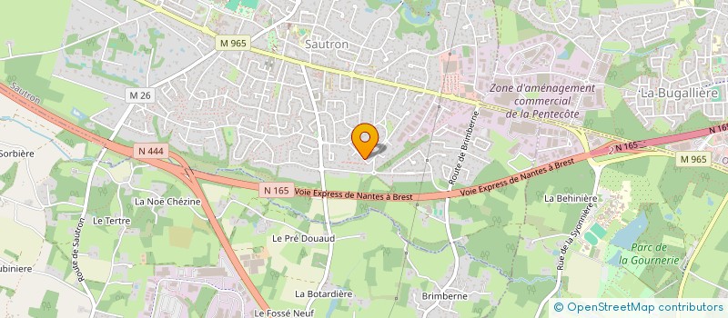 localisation de l'entreprise SCI TRUCMUCH à SAUTRON