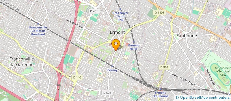 localisation de l'entreprise SCI TRUE-ORTHO à ERMONT