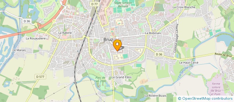 localisation de l'entreprise SCI TRUEL STT  BRUZ