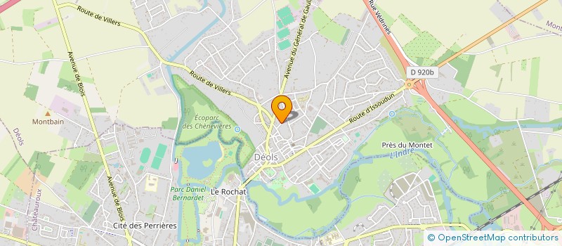 localisation de l'entreprise SCI TRUFFE à DEOLS