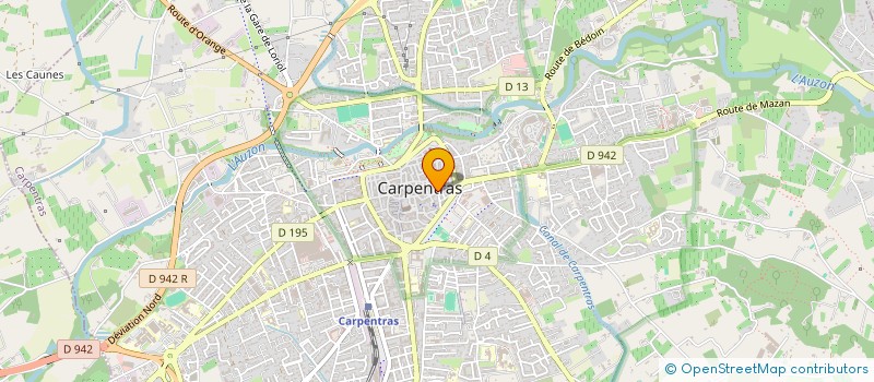 localisation de l'entreprise SCI TRUFFI  CARPENTRAS