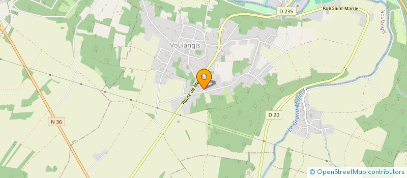 localisation de l'entreprise SCI TRUFFIMMO  VOULANGIS