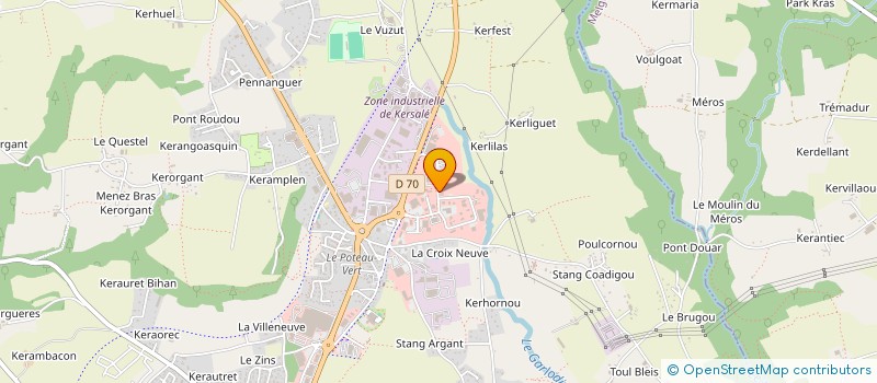 localisation de l'entreprise SCI TRUGAREZ JAKEZ  CONCARNEAU