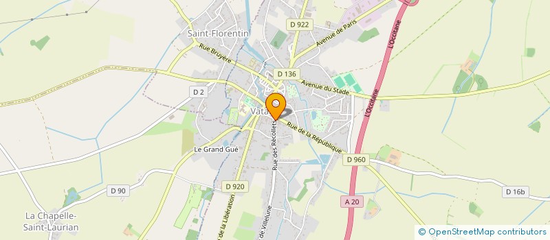 localisation de l'entreprise SCI TRUSSON à VATAN