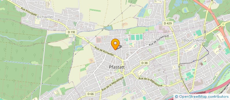 localisation de l'entreprise SCI TRUST  RICHWILLER