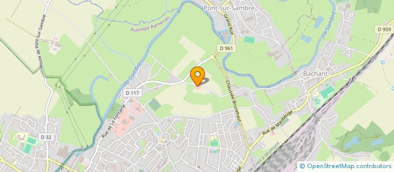 localisation de l'entreprise SCI TRYGAR  AULNOYE-AYMERIES