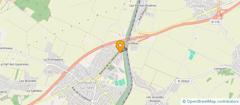 localisation de l'entreprise SCI TRYN  DOMPIERRE-SUR-MER