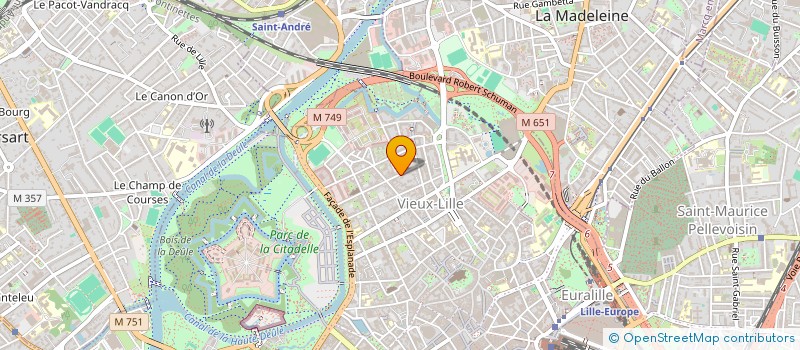 localisation de l'entreprise SCI TRYPHON à LILLE