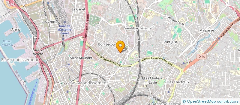 localisation de l'entreprise SCI TRYSTAN à MARSEILLE