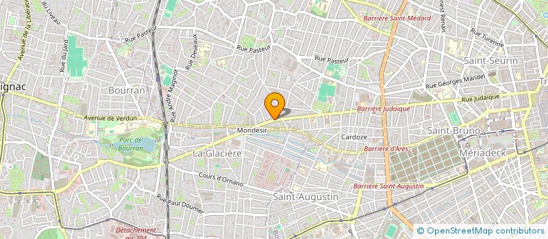 localisation de l'entreprise SCI TRYTAN  BORDEAUX