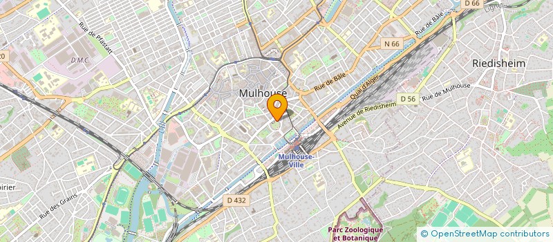 localisation de l'entreprise SCI TRZ  MULHOUSE