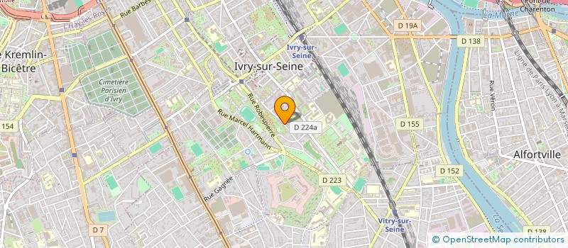 localisation de l'entreprise SCI TS 94 à IVRY-SUR-SEINE