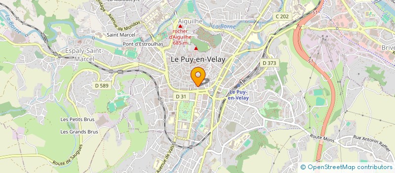localisation de l'entreprise SCI TS IMMO  LE PUY-EN-VELAY