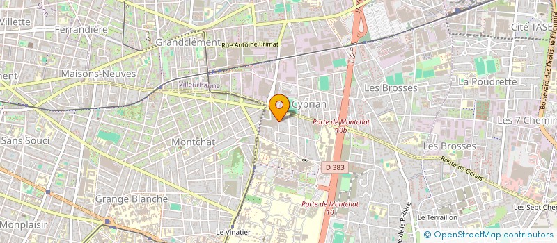 localisation de l'entreprise SCI TS IMMO  BRON