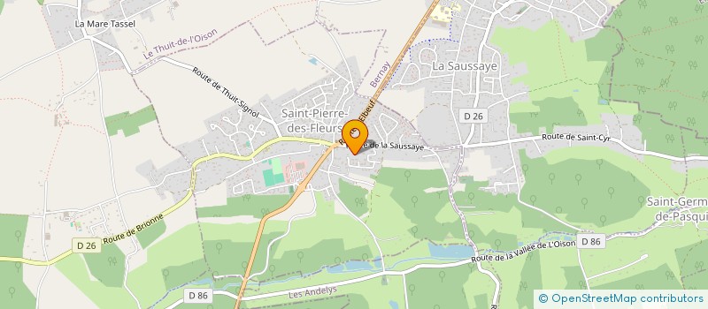 localisation de l'entreprise SCI TS IMMOBILIER  SAINT-PIERRE-DES-FLEURS