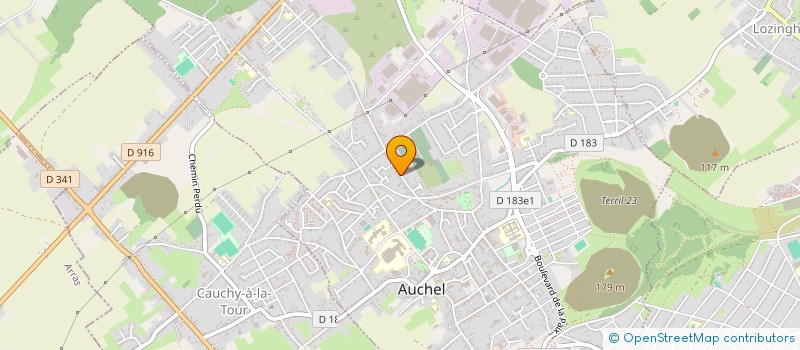 localisation de l'entreprise SCI TS-LG  AUCHEL