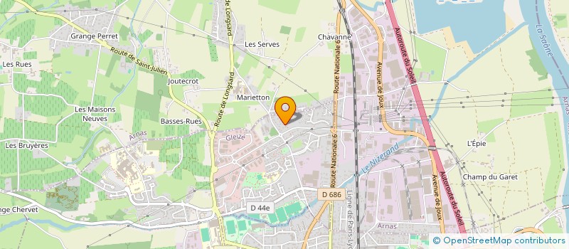 localisation de l'entreprise SCI TS2J IMMO  GLEIZE