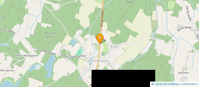 localisation de l'entreprise SCI TSA  COMMENAILLES