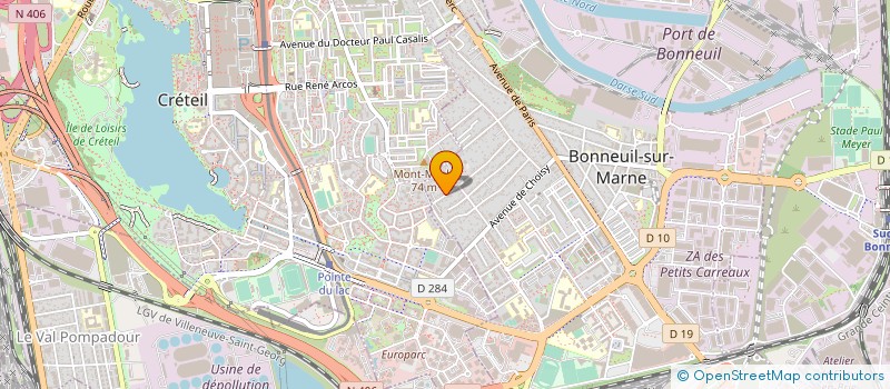localisation de l'entreprise SCI TSA LA LOUISA à BONNEUIL-SUR-MARNE