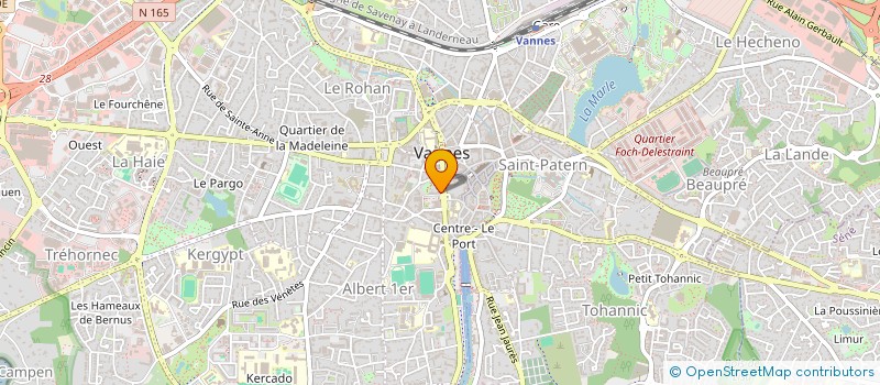 localisation de l'entreprise SCI TSANTELEINA  VANNES